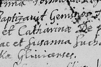 1642, 27 marca, Wójtowa Wieś, narodziny Jerzego i Adalberta Ciupki