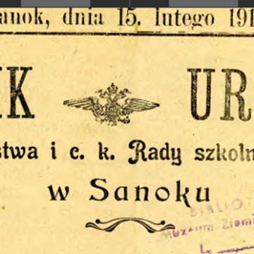 1914, 15 Luty, Dziennik Urzędowy, prapradziadek Józef Ciupka jest głównym przysięgłym w Sądzie w Sanoku