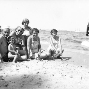 1939, Gdynia, ostatnie prawie beztroskie wakacje dziadków Dameców